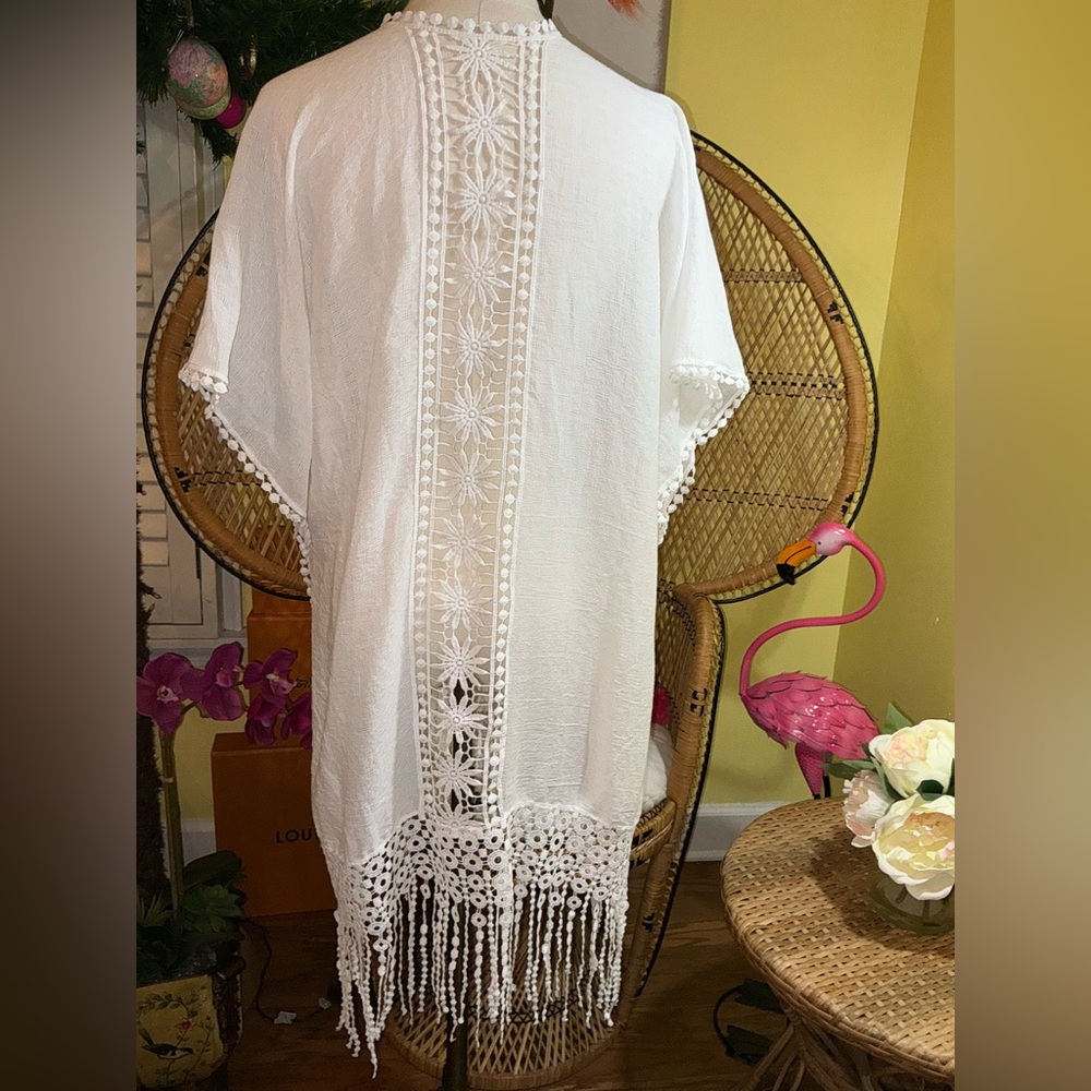 Vintage Lace Kimono One Size - Picture 6 of 14